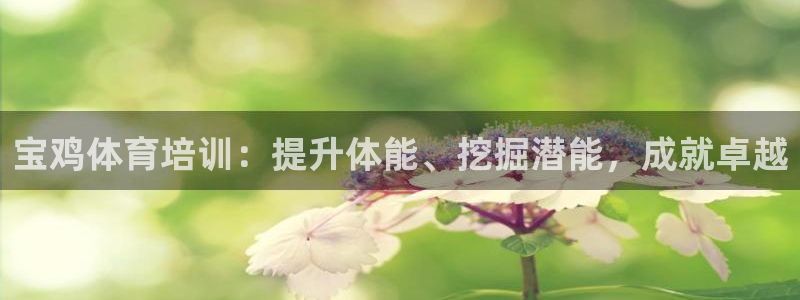 尊龙凯时官网登录入口：宝鸡体育培训：提升体能、挖掘潜