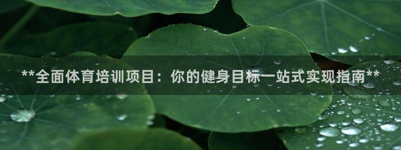 尊龙凯时 - 人生就是搏有假吗：**全面体育培训项目