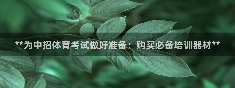 尊龙人生就是博AG旗舰厅：**为中招体育考试做好准备