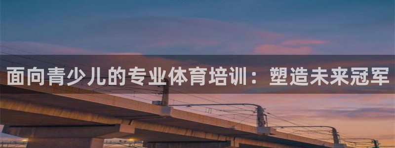 尊龙人生就是博电脑版：面向青少儿的专业体育培训：塑造